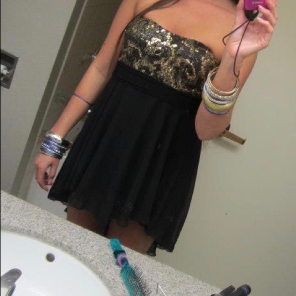 Bling sequin cocktail dress